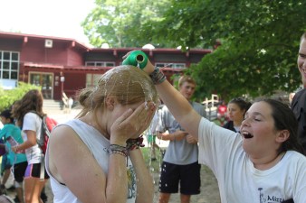 Summer camp usa counselor water fight