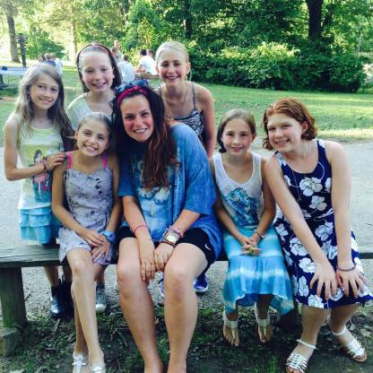 Camp counselor campers summer