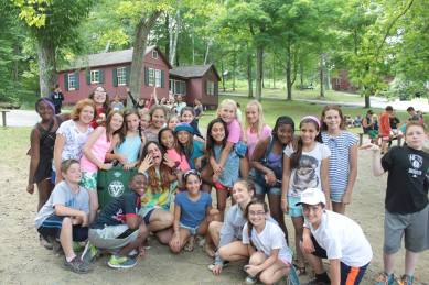 Camp counselor campers summer