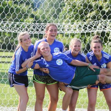 Summer Camp Counselor smiles