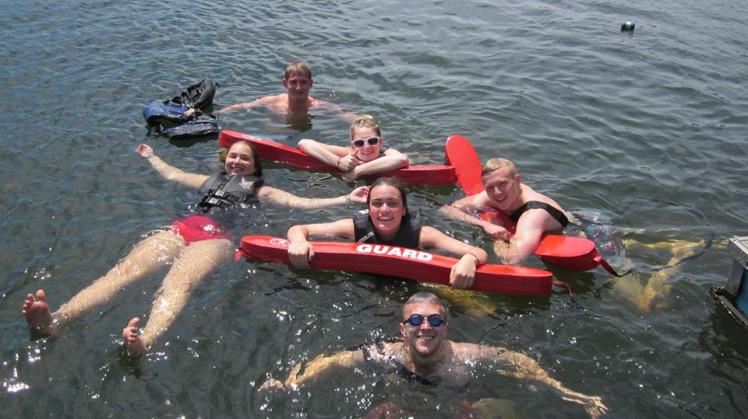 Summer Camp Counselor Swimming Lifeguard Lake