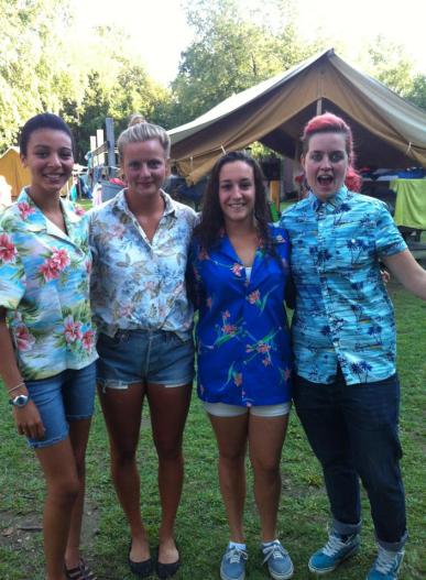 Summer Camp Counselor Dressed Up