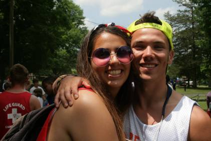Summer camp friends