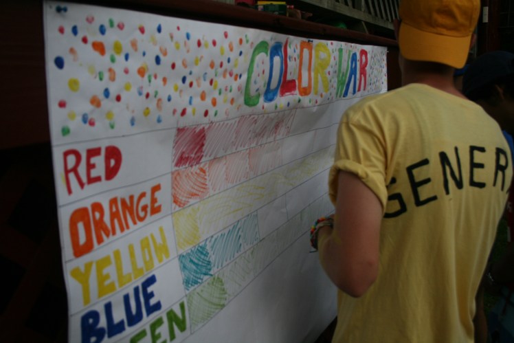 Camp Summer Camp Color War
