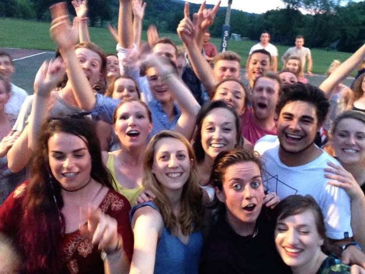 Square Dance summer camp selfie staff