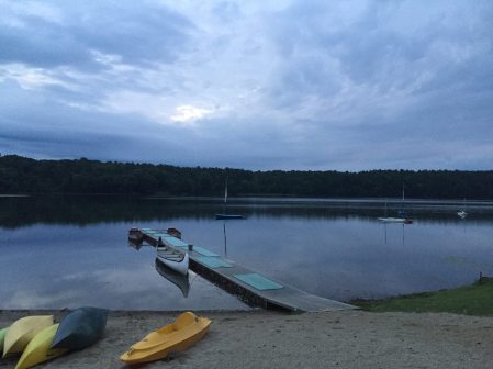 Summer camp early morning