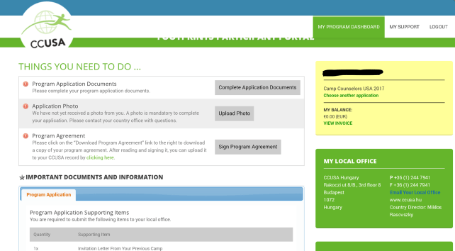 CCUSA returner application