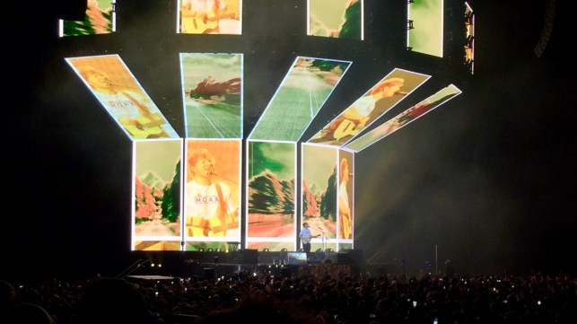 Ed Sheeran, live at the O2
