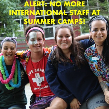Summer camp counsellor, no more summer camp