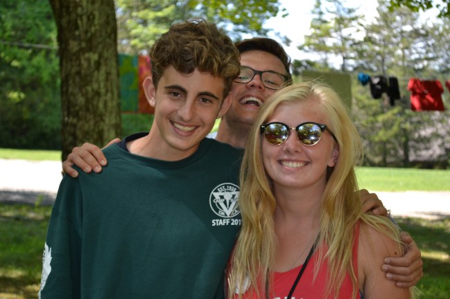 summer camp counselor friends